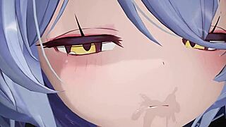 MMD anime ASMR video featuring Yuuko zoku idol