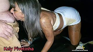 Black beauty enjoys a wild threesome in her pleasure booth