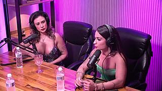 New girl trio explores bisexual lesbian desires in fetish studio session