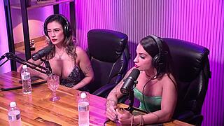New girl trio explores bisexual lesbian desires in fetish studio session