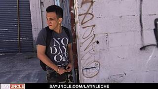 Young Latino gets tricked into gay sex with an amateur
