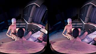 Mk's steamy VR threesome featuring frost and Skarlet in a cum-filled group encounter