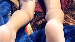 Lovely German teen shows off her sexy soles