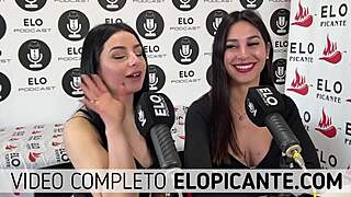Mielcita and Almendra indulge in a banana and cream fetish