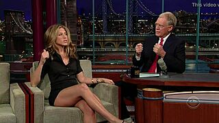 Jennifer Aniston flaunts her beautiful legs