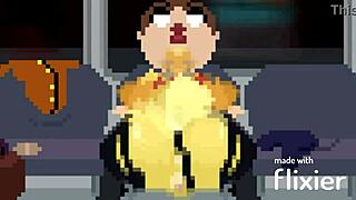 Sultry cartoon Isabelle gives a hot blowjob in Animal Crossing-themed porn