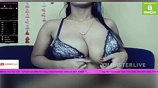Janu's sexy strip tease and big boobs reveal