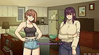 Big-boobed futanari and her bestie in steamy hentai action