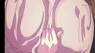 Gender-switching in animated porn video from HMV collection