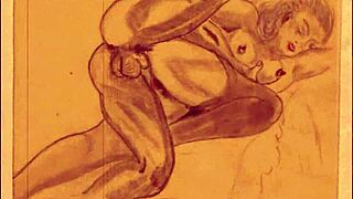 Erotic cartoons and comics from the good old days
