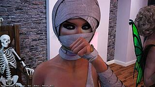 Hentai-style Halloween costumes for Dik - Vixens Part 314