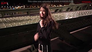 Public bridge encounter of the lesbian nature with extra content