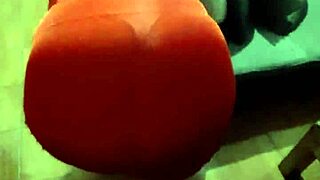 Beautiful Chilean woman in red leggings Gordibuena in hot scene