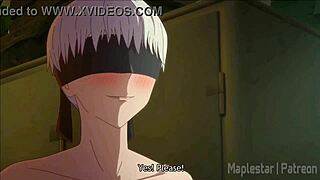 2b getting fucked in this animated porn