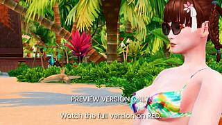 3D animated porn movie preview: Dead or Alive XXX: A Hentai Love Story