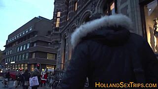 Dutch blonde amateur prostitute in high definition action
