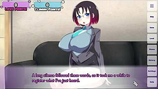 Elma parody hentai game with sexy dragon maid action