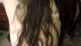 Beautiful woman with amazing ass fucking a young man