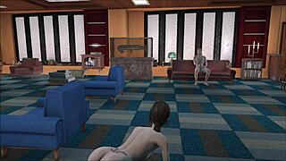 Fallout 4 porn with a cartoon character using anal toys