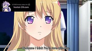 Big tits bouncing while being fucked by a monster cock in an anime