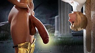 Shemale sex fantasies come to life in 3D
