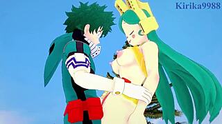 Intense hentai featuring Shino, Mandalay, and Tomoko in 3D