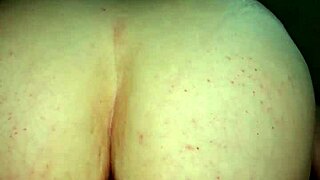 Big ass Latina rides dildo to wet orgasm