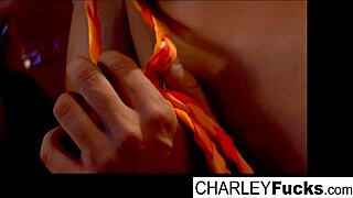 Charlie and Capri engage in hot lesbian action