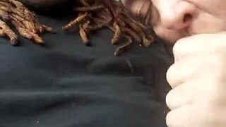 Big dick interracial sex with deep throat blonde