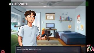Adult game with anime style big tits called Summertime Saga v0.20.0