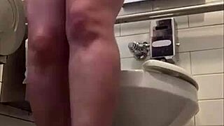 My curvy girlfriend is inviting me to go with her to the bathroom