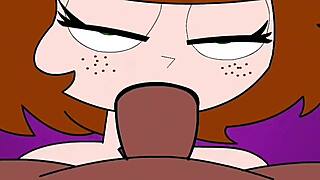 Beautiful woman with perfect figure enjoys animated sex toy