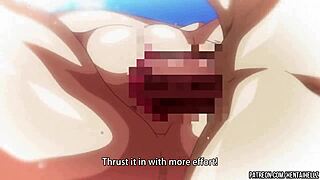 Futa stepsisters get public orgasm in this hentai game