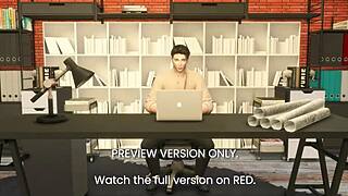 Office romance with Mr. Perfect? (3D hentai preview)
