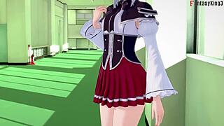 See through the steam with Koneko's tempting deal in DxD