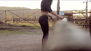 Stepmom's outdoor adventure turns into a hot and steamy experience