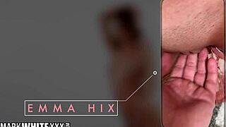 Emma Hix has a threesome and gets a double creampie in this POV video