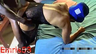 Beautiful woman with an amazing ass from Lagos has great sex with a big cock