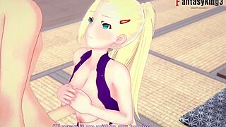 Ino Yamanaka's big boobs and a hot scene with Naruto