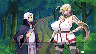 Beautiful anime with ecchi elements: Ingrid’s sensual experience with milk and group sex