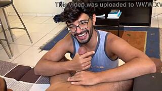 Marcos goiano's wild anal scene with a skinny Brazilian amateur