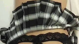 Pretty Asian amateur gets fucked hard and creampied tightly