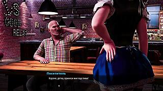 Big tits and a big cock in this cartoon porn video