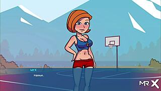 Cartoon games star gets some cunnilingus action in Camppinewood