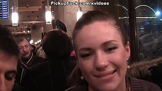 Amateur girlfriends give blow job outdoors