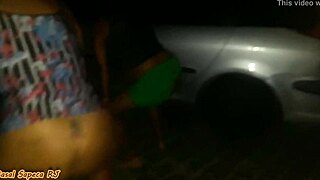 Big cocked Latina wife dances outdoors and gets fucked