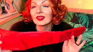 Latex mistress dominates in kinky ASMR gloves fetish video