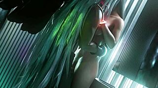 Cartoon 3D Asian girl gets threesome and goes wild