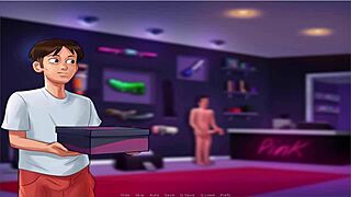 Commented gameplay of Japanese anime hentai game Summer Time Saga Unc Part 21 - Old and Busty