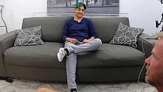 Pretty teen gets her asshole fucked for the first time